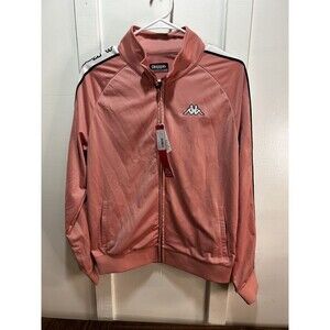 NEW Kappa Pink Coral Track Jacket Womens XL